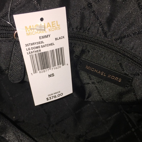 Michael Kors Black Emmy Satchel - Picture 6 of 7